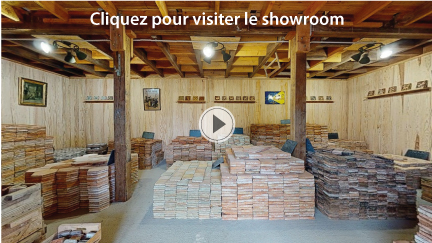 La Tomette Ancienne : Visitez le showroom à Vernoil Le Fourrier - Pays de Saumur